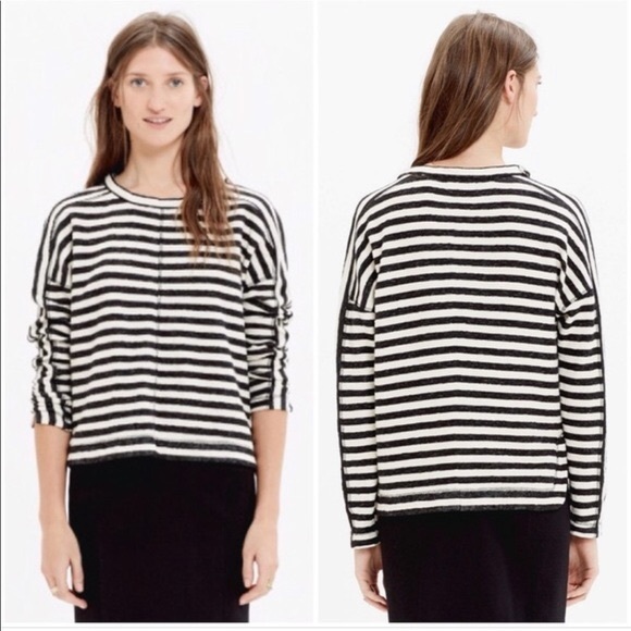 Madewell Sweaters - Madewell Slub Striped Pullover